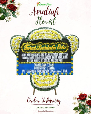 Papan Bunga Duka di Tirtorahayu