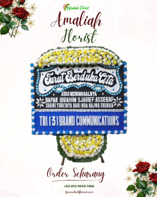 Papan Bunga Duka di Tirtorahayu